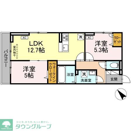 【ビエント新横浜の間取り】