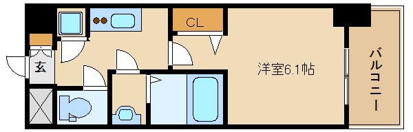 尼崎市杭瀬本町のマンションの間取り