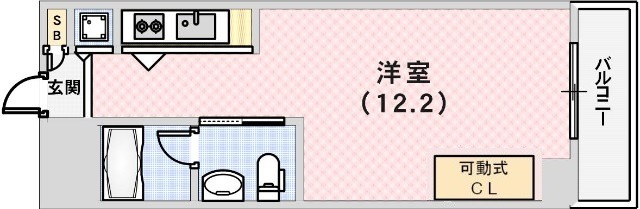 ロイスグラン神戸湊川公園の間取り