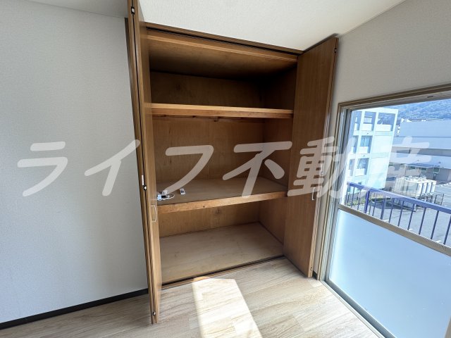 収納　大きなスペースがあり、収納には困りません