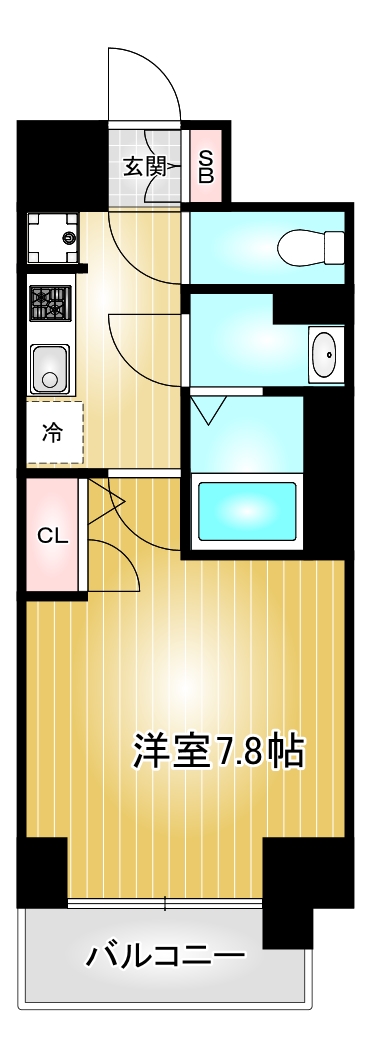 プレサンスTHE久屋大通レジェンドの間取り