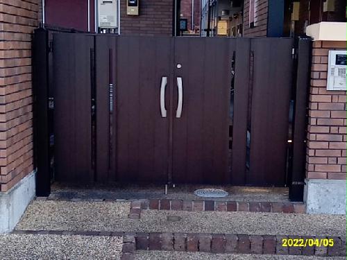 エントランス　オートロックゲート