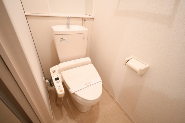 トイレ　ゆったりとした空間のトイレです