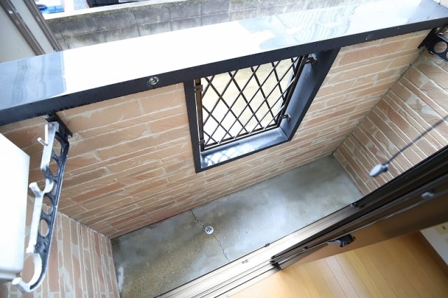 バルコニー　広々としたバルコニーです