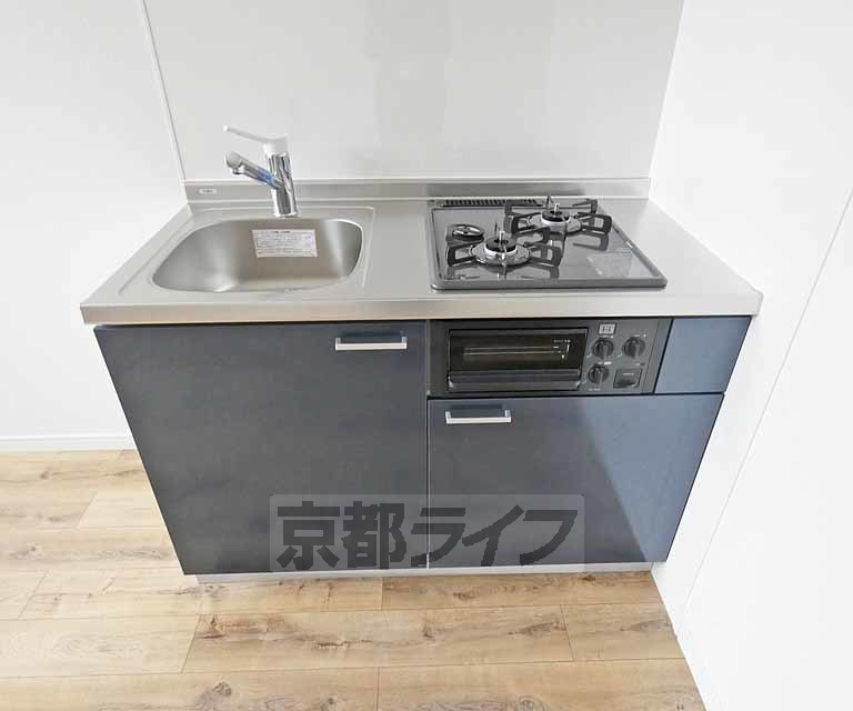 キッチン　２口コンロ付きです！