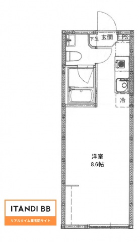 リバーノース大町西の間取り