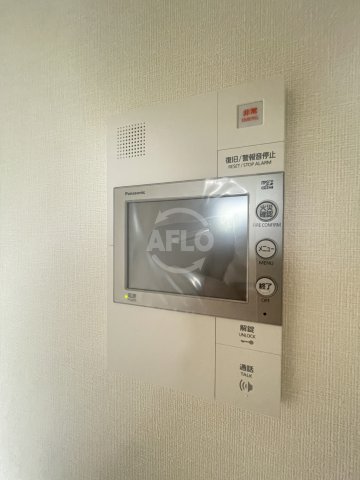 セキュリティ　ファステート難波ヴィラント　モニター付きインターホン