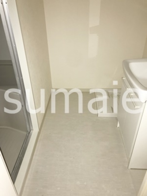 洗面設備　パウダールームです。