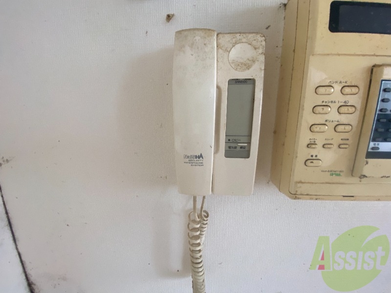 セキュリティ　クリーニング前の写真です