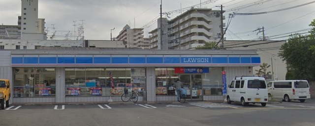 コンビニ　ローソン長吉長原店（コンビニ）まで500m