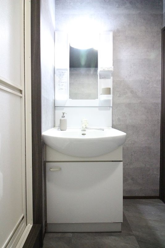 洗面設備　※この画像は207号室のものです