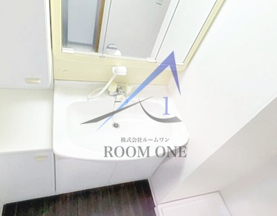 洗面設備　洗面台です。