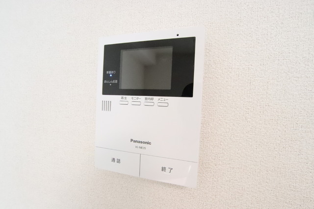 セキュリティ　顔がわかるので安心ですね