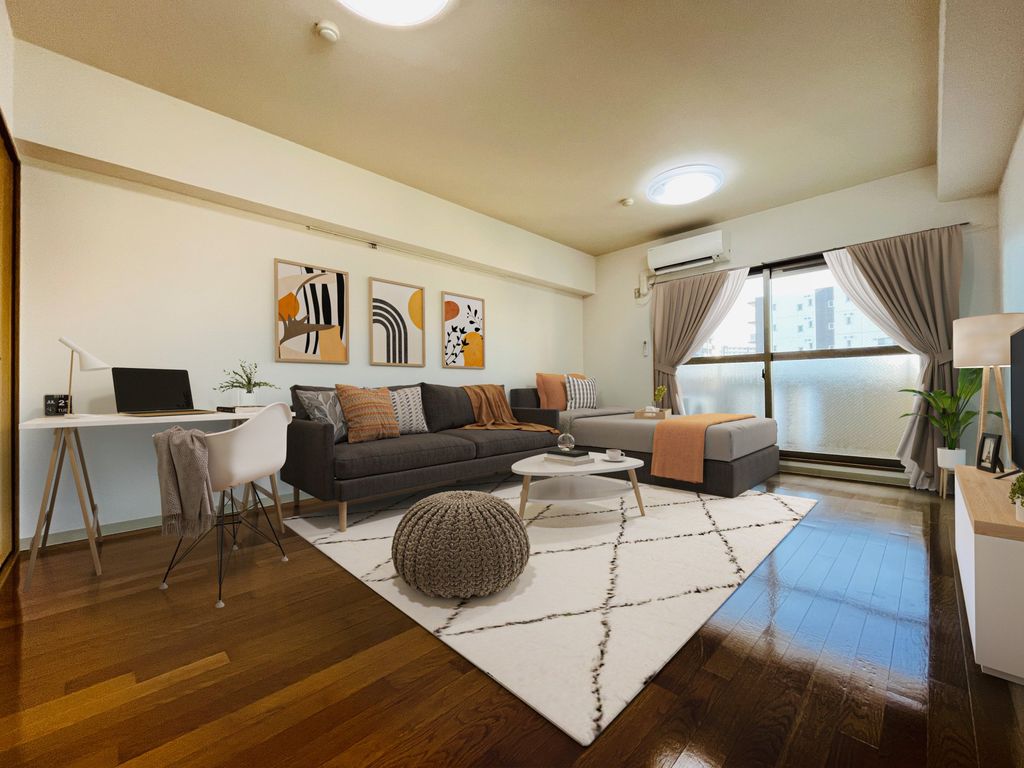 居室・リビング　開放感のある室内