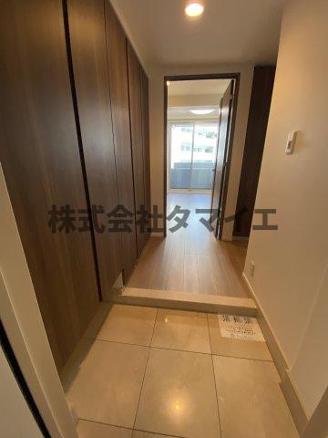 玄関　収納もある玄関です