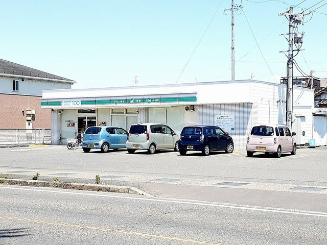 コンビニ　ローソンストア100笠松中野店（コンビニ）まで484m