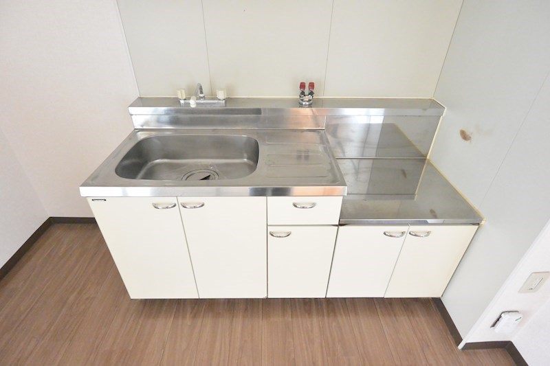 キッチン　2口ガスコンロ設置可能
