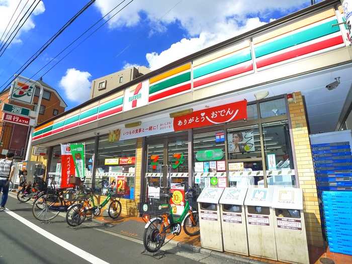 コンビニ　セブン-イレブン 千住旭町店（コンビニ）まで200m