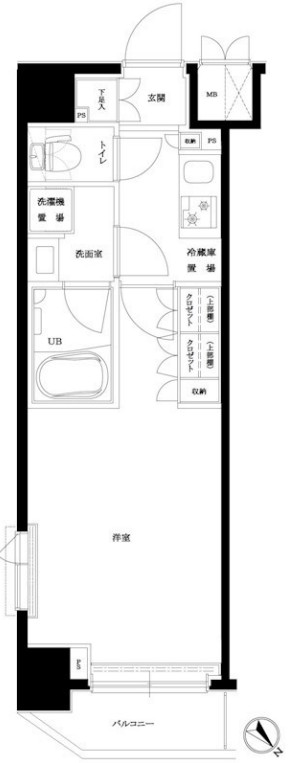 ルーブル住吉弐番館の間取り写真