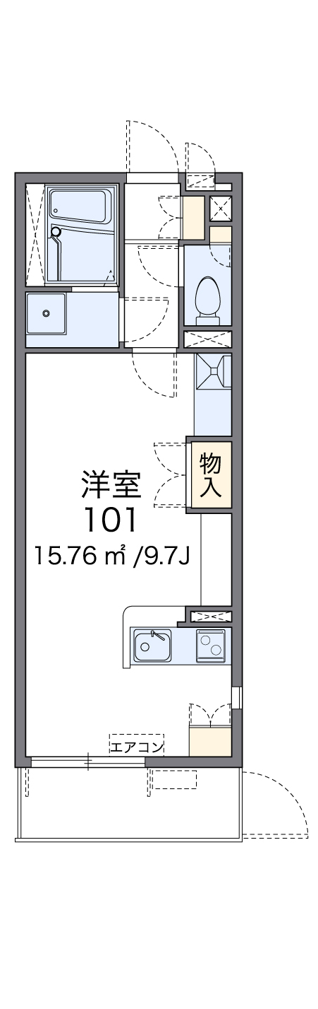 中川IIIの間取り写真