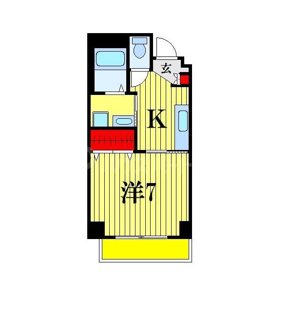 リバーシティハイツOkadaの間取り写真