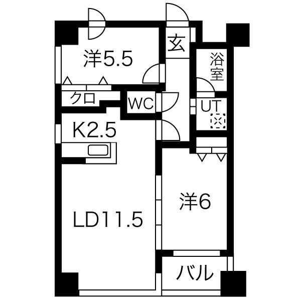 ノヴァ学園前の間取り写真