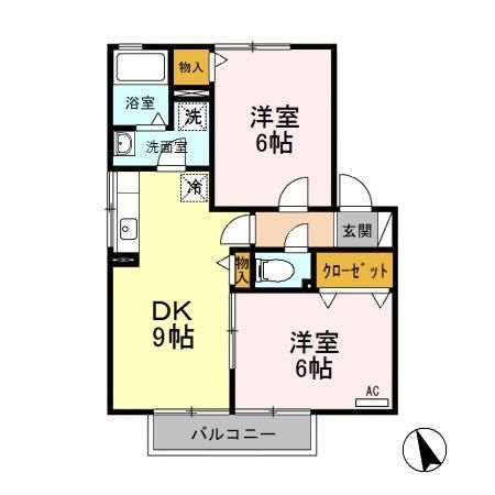 エピナール B/Cの間取り写真