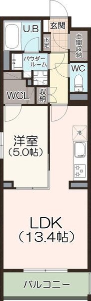 名鉄名古屋本線 東枇杷島駅 徒歩5分 3階建 築1年の間取り写真