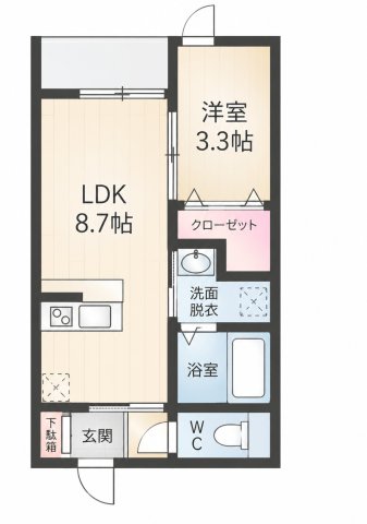スペリオーレ二日市の間取り写真