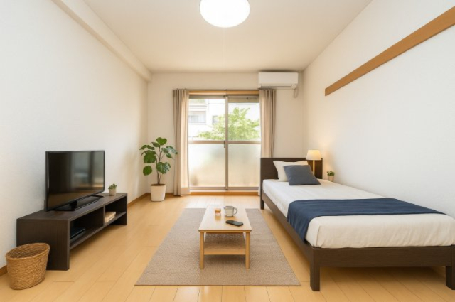 居室・リビング　家具家電はイメージで実際には付属しません。