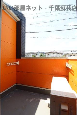 バルコニー　陽当たり良好なバルコニーです