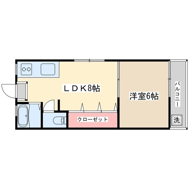 南台コーポの間取り写真
