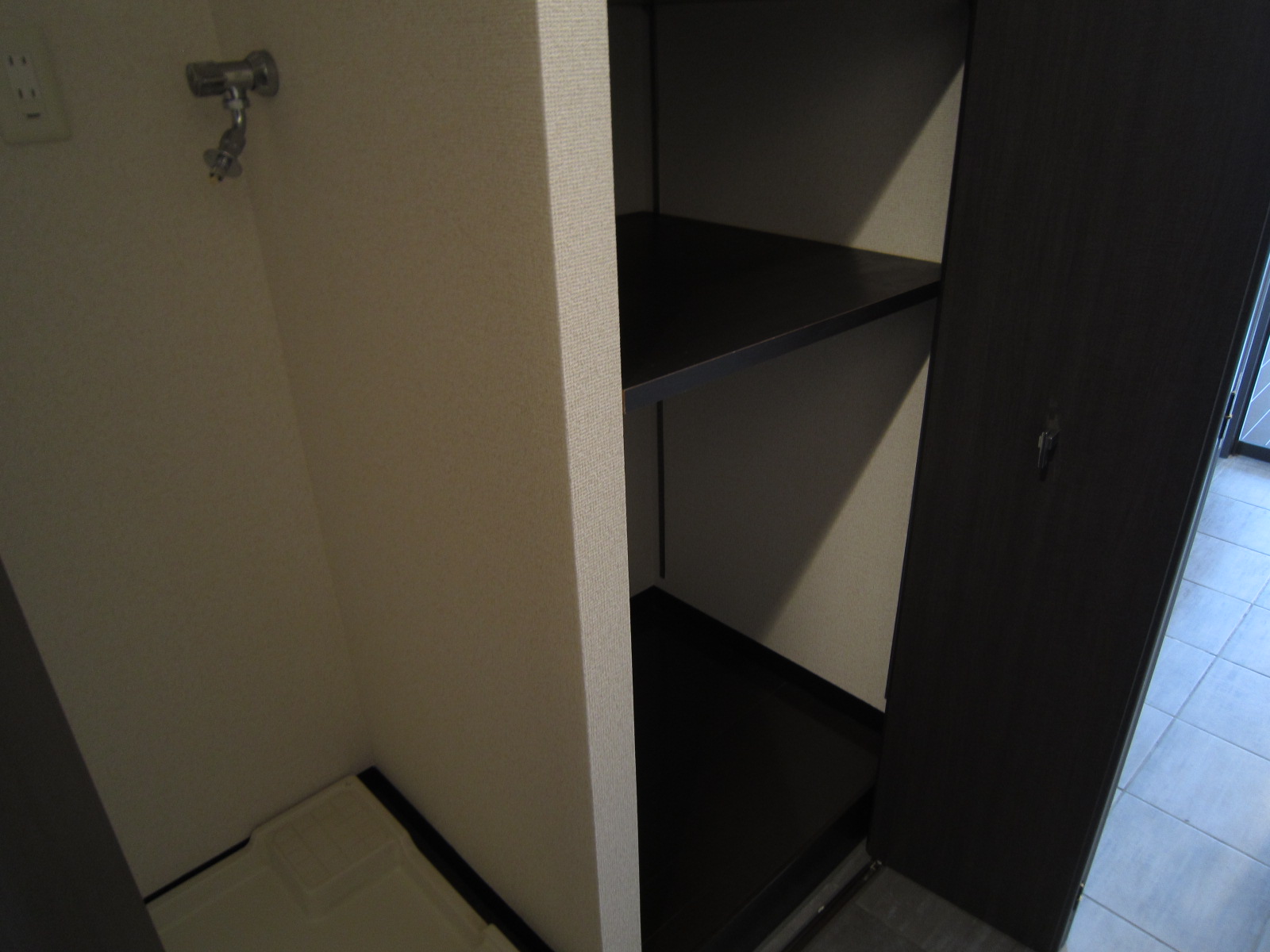 その他　洗濯機置場＆収納