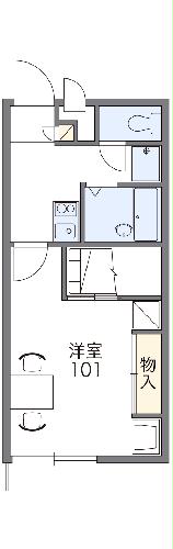 レオパレス冨士の間取り