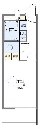 【レオパレスＡｄｍｉｒａｔｉｏｎＮＥＸＴの間取り】