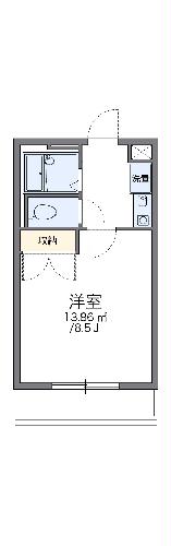 レオパレスカメリアＢの間取り