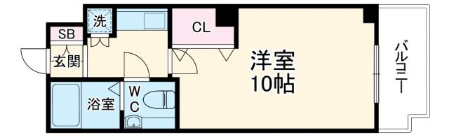 名古屋市千種区仲田のマンションの間取り