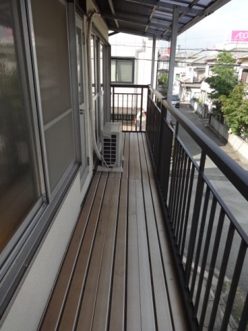 バルコニー　日当良好！南向きバルコニー！