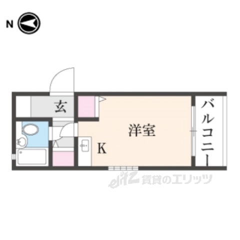 大和高田市礒野南町のマンションの間取り