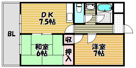 オークグレイス石切の間取り