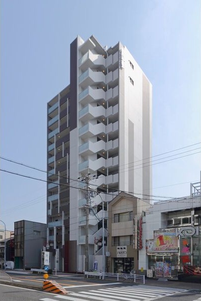 名古屋市中村区太閤通のマンションの建物外観