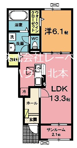 埼玉県北本市下石戸１（アパート）の賃貸物件の間取り