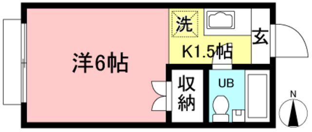 グリーンハイツ滝瀬Ａの間取り