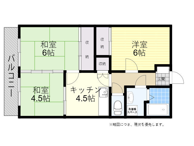 サンクレスト沖代の間取り