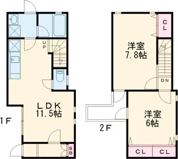 ＣＯＭＦＯＲＴ赤堤の間取り