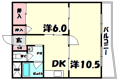 パークハイツ青谷の間取り