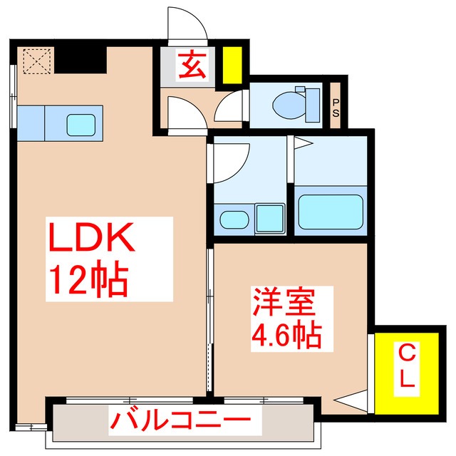 Ｋ．Ｍビルの間取り