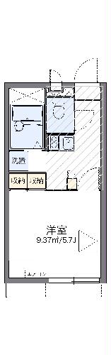 レオパレスパーシモンズの間取り