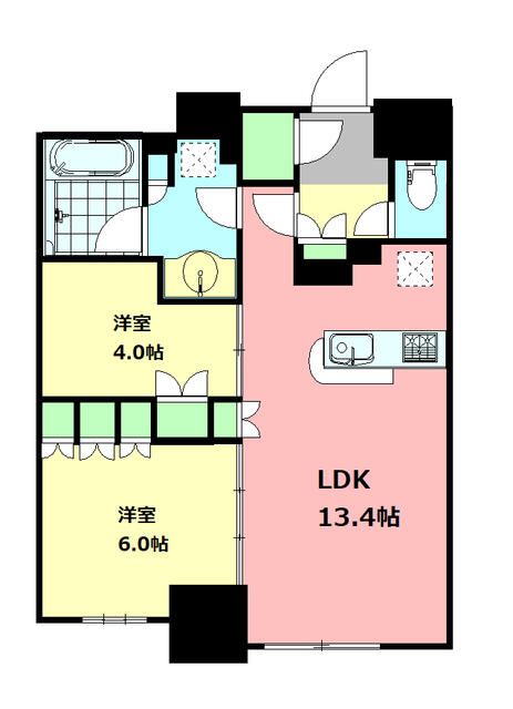 【エクセレントザ・タワーの間取り】