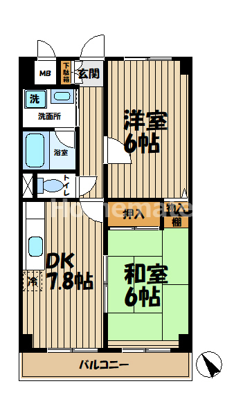 日野インタービルの間取り